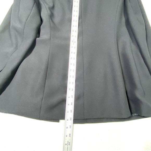 VTG Executive Collection Black Blazer Women's 18W Gold Tone Button Satin Collar - Picture 13 of 15